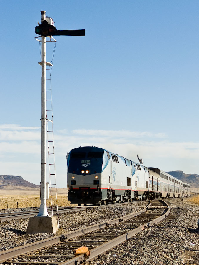Eastbound at Levy
