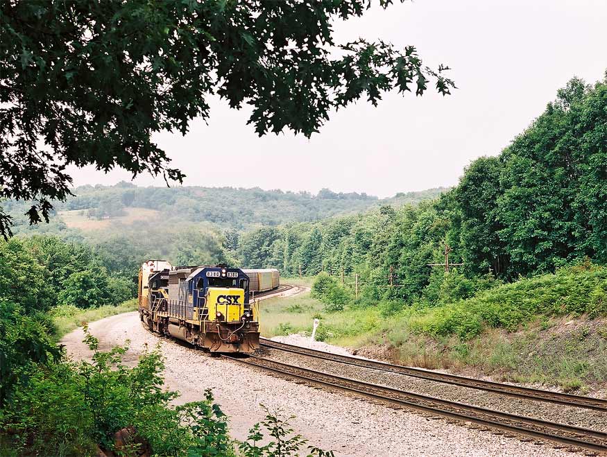 Eastbound Auto Train Climbs Toward Sandpatch