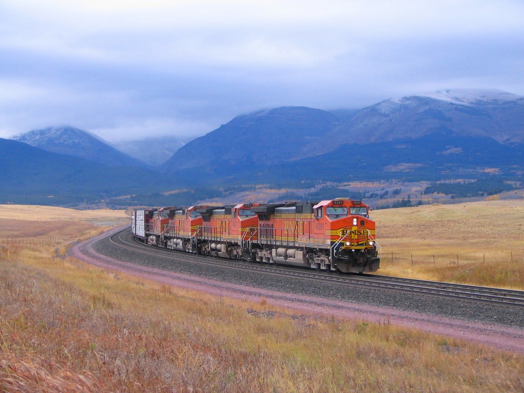 Eastbound Freight at Grizzly