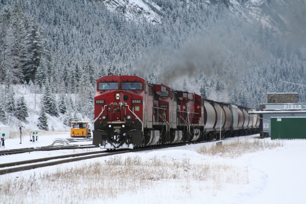 Eastbound Grain leaving Field