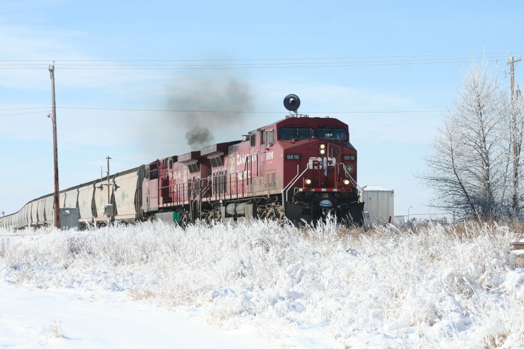 Eastbound Potash Train at Shepard