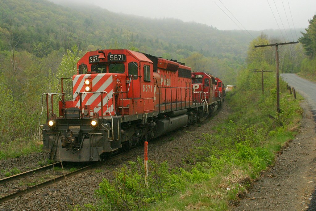 EDMO running along Rt 8A
