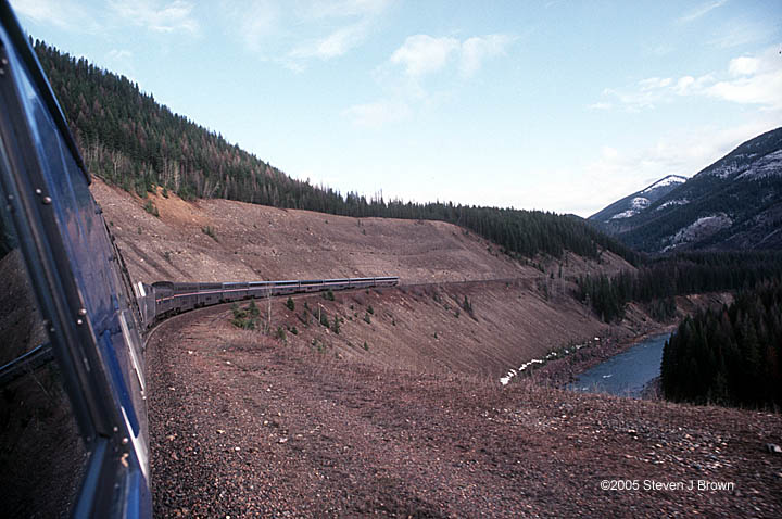Empire Builder near Essex MT