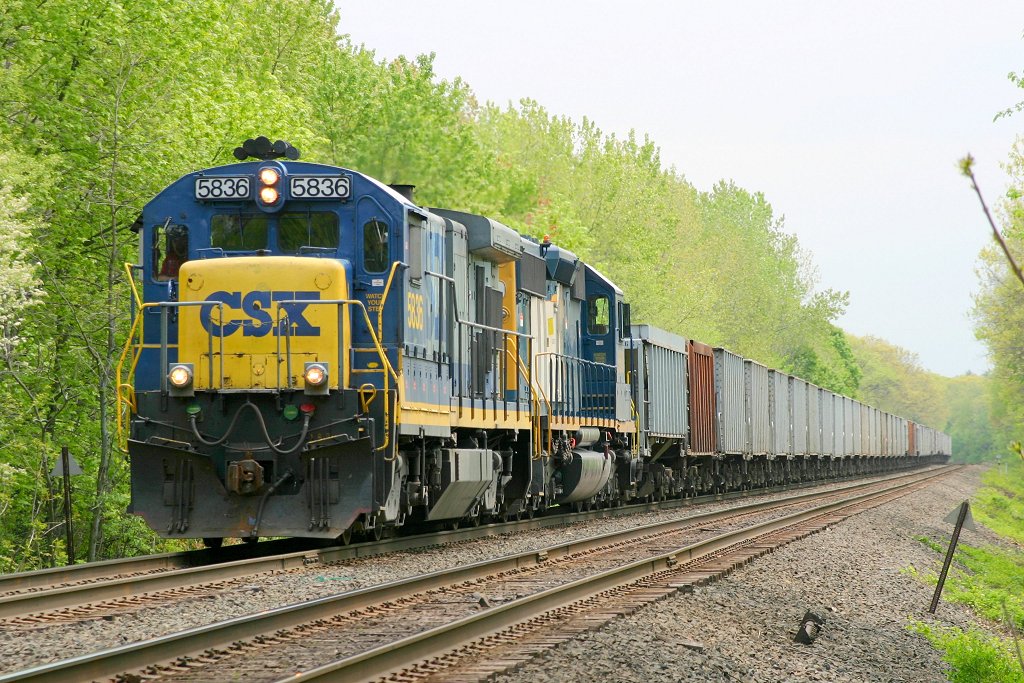 Empty Ballast Train