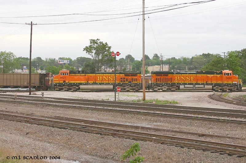 Empty Coal Train - BNSF 5681 - C44AC - M.J. Scanlon