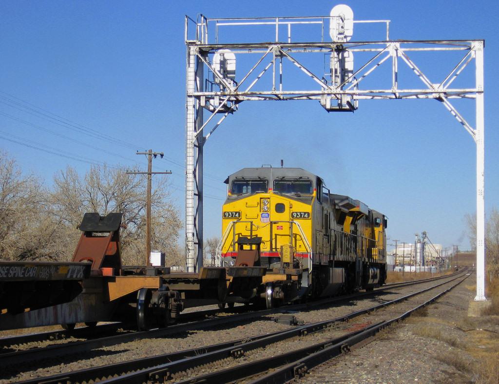 Empty Intermodal Heads North