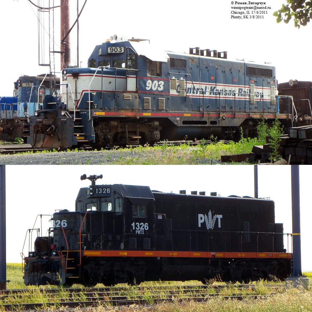 ex-ATSF GP7u's