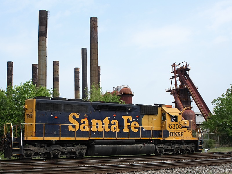 exATSF SD40