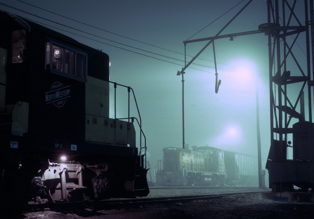 Foggy Night at Mitchell Yard