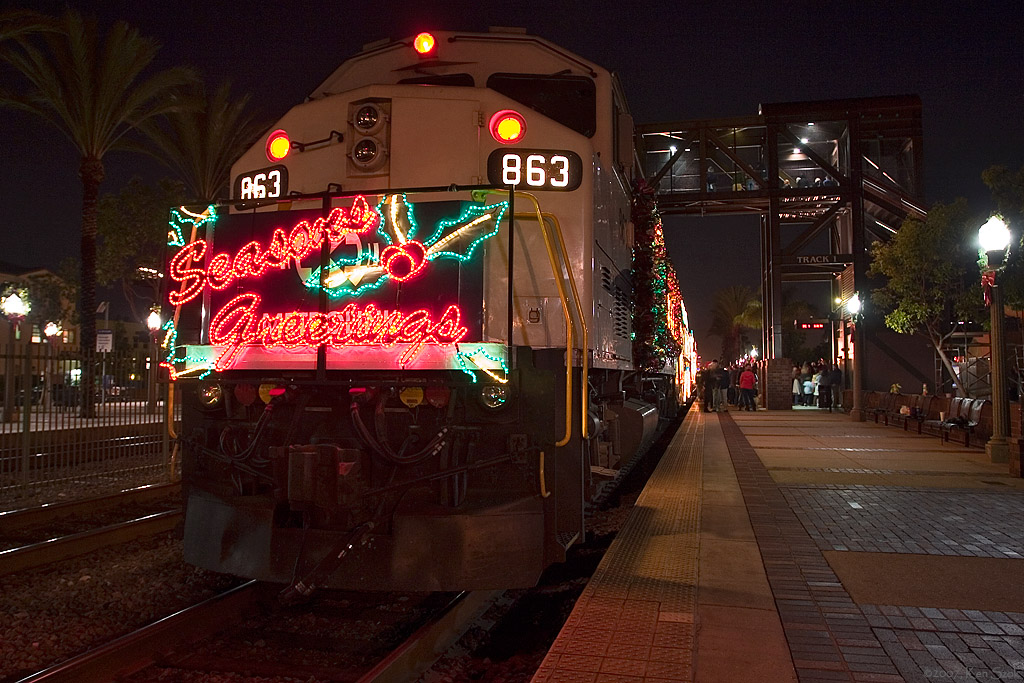 Holiday Toy Train in Fullerton