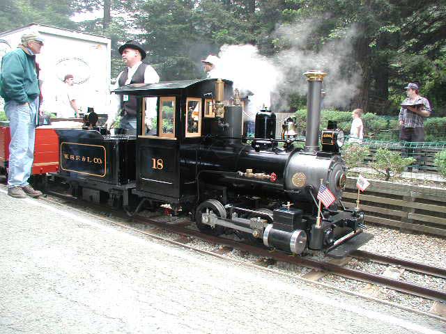 HRC 0-4-0 at Redwood Valley