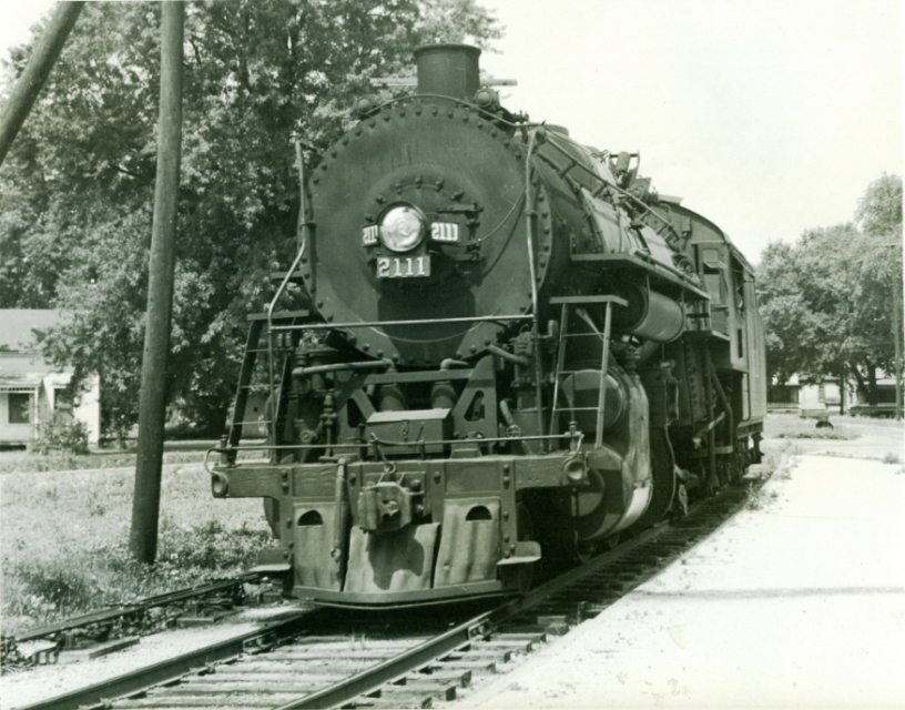 IC 2-8-2  at GM&O-IC Depot Delavan Il