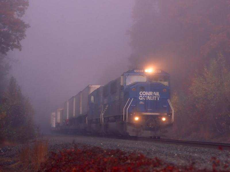 In a fog