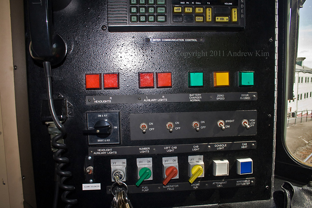 Inside the Cab of Sounder Cab Car #101