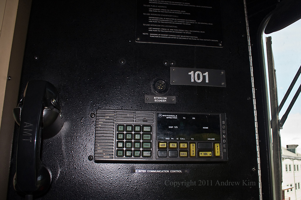 Inside the Cab of Sounder Cab Car #101