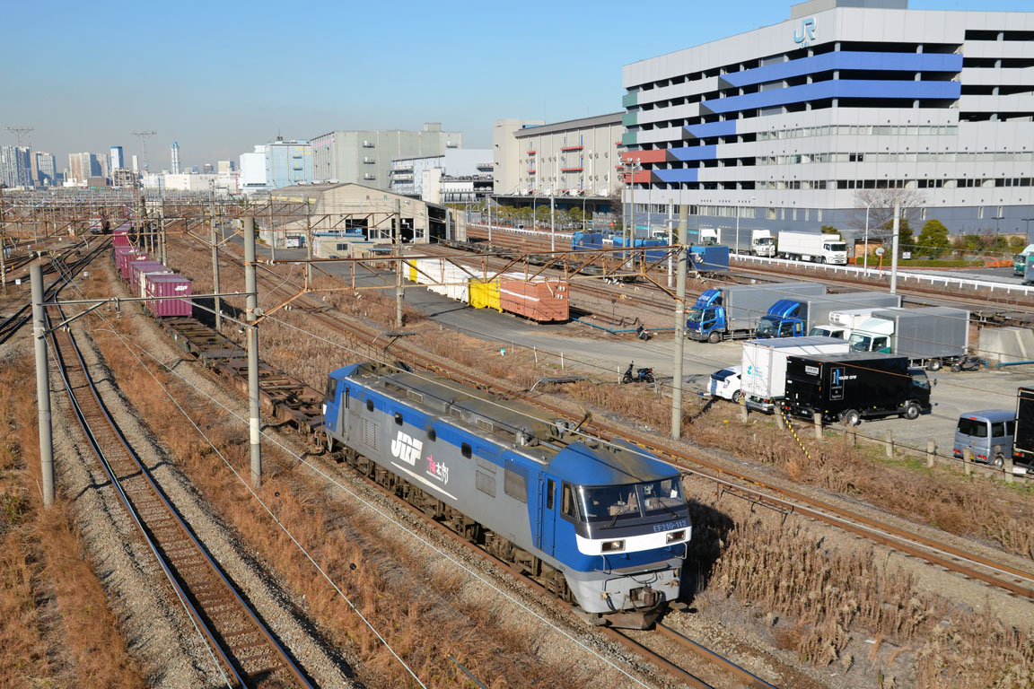 JR-Freight model EF210, EF210-112 at Tokyo Freight Terminal