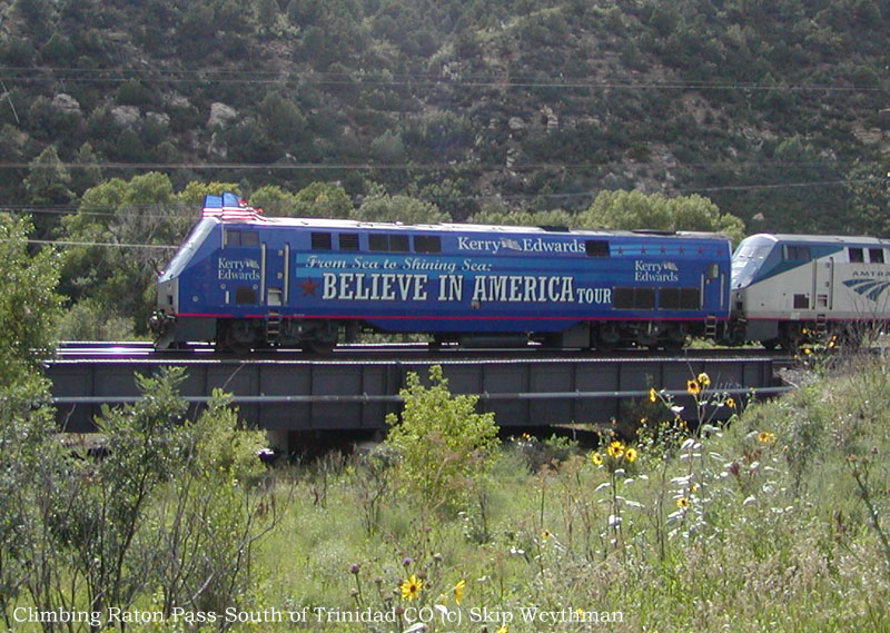 Kerry Campaign Train