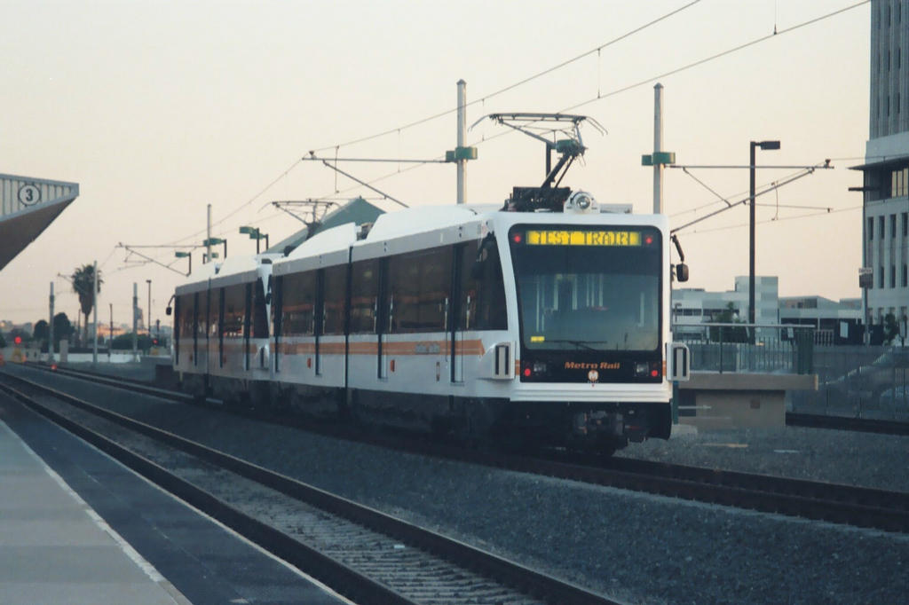 LA's New Light Rail Line.