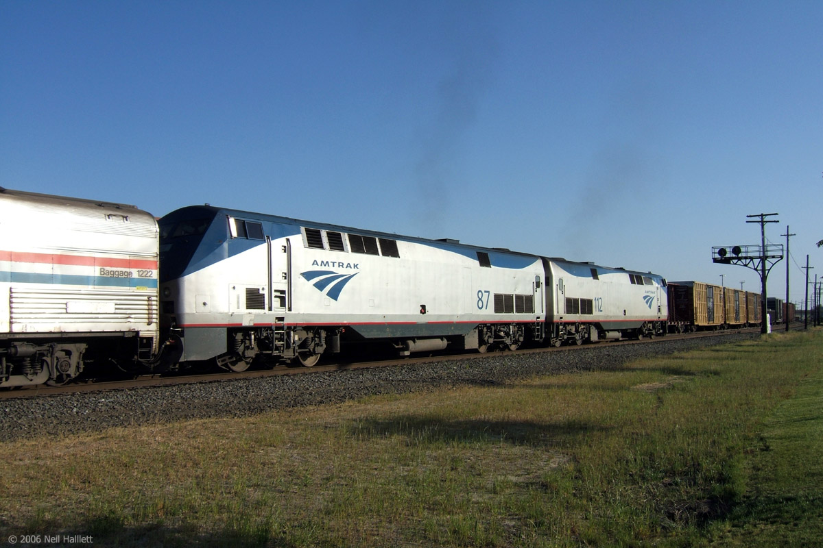 Leaving Albany, OR station.