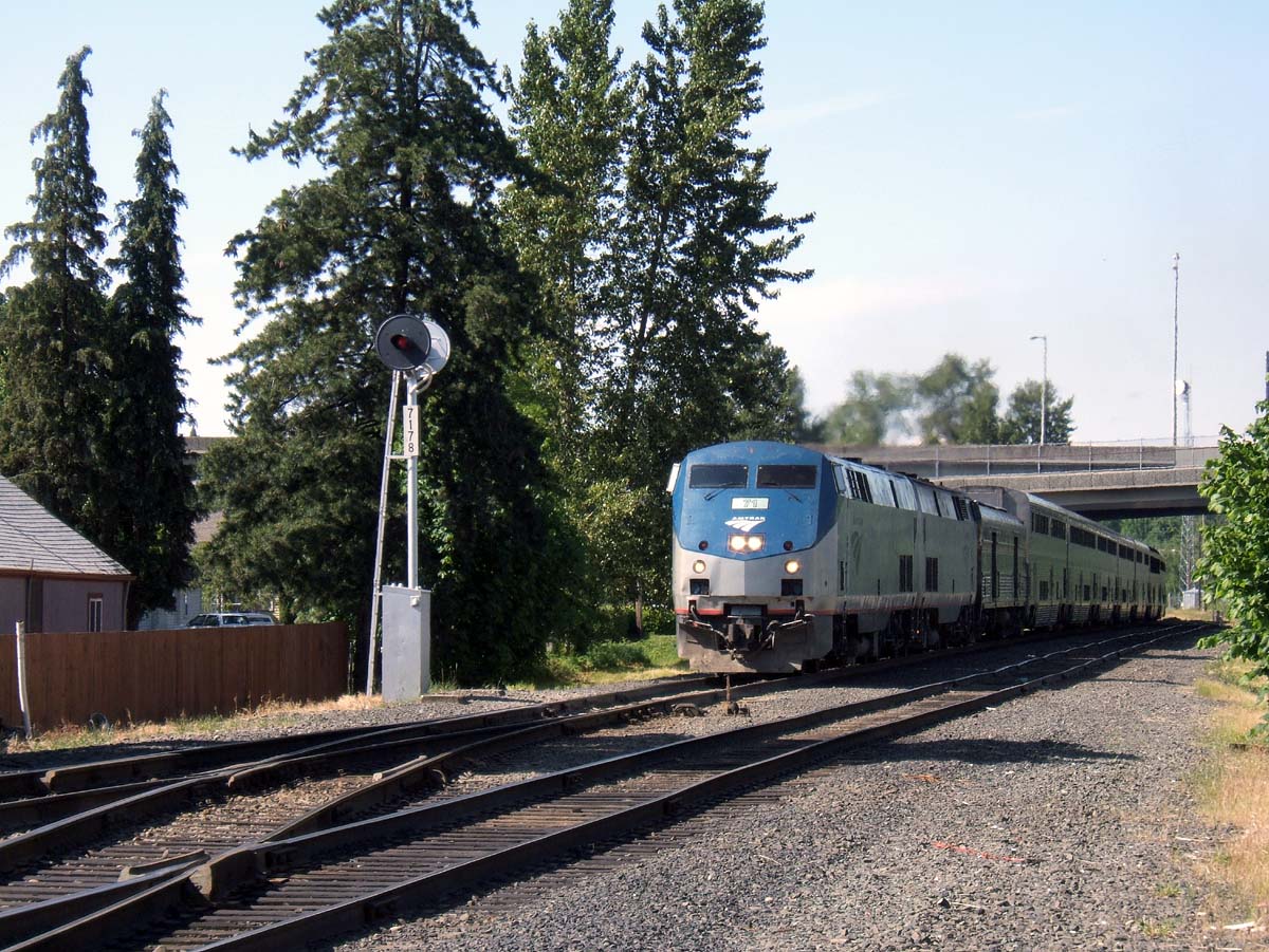Leaving Salem station.