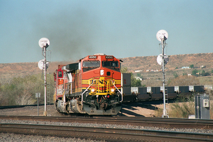 Leaving the yard at Belen, NM