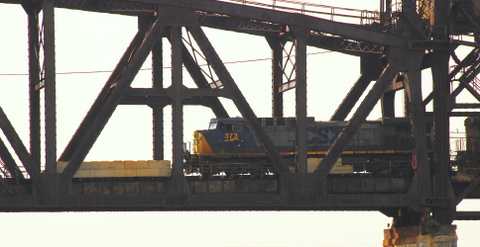 Lift Span Lowered into Position