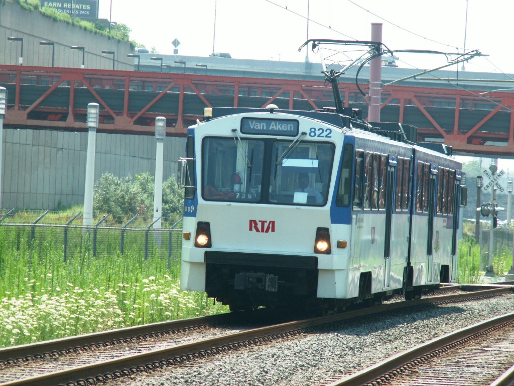 Light Rail Train Coming Thru