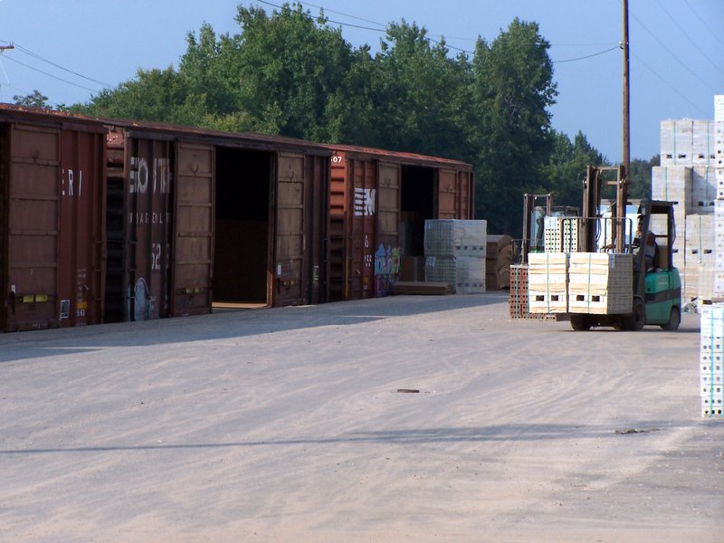Loading Dock at Cunningham Brick,Kings Mtn.N.C.