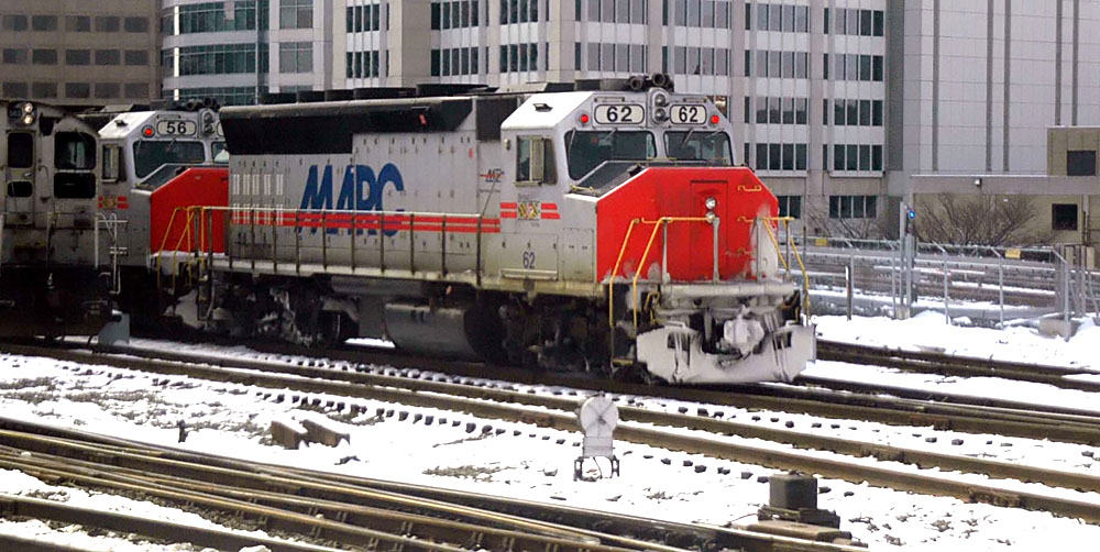 MARC sitting in the snow