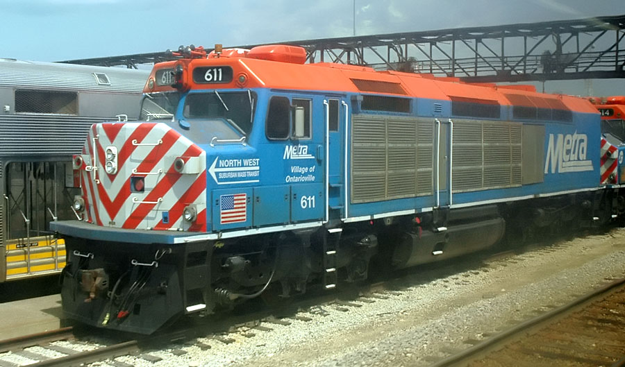 Metra North of Chicago