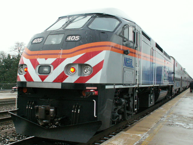 Metra Santa Train