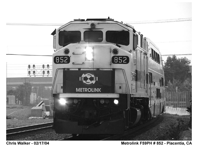 Metrolink 852 - a face so few love