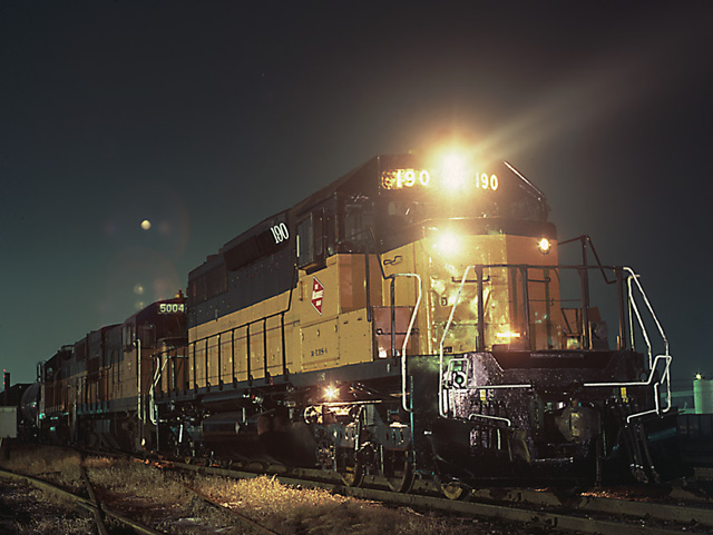 Milwaukee Road after dark