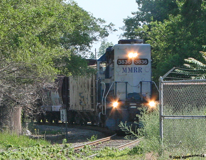 MMRR #3836 working Muskegon, MI