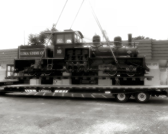 Moving a SHAY in Lima Ohio
