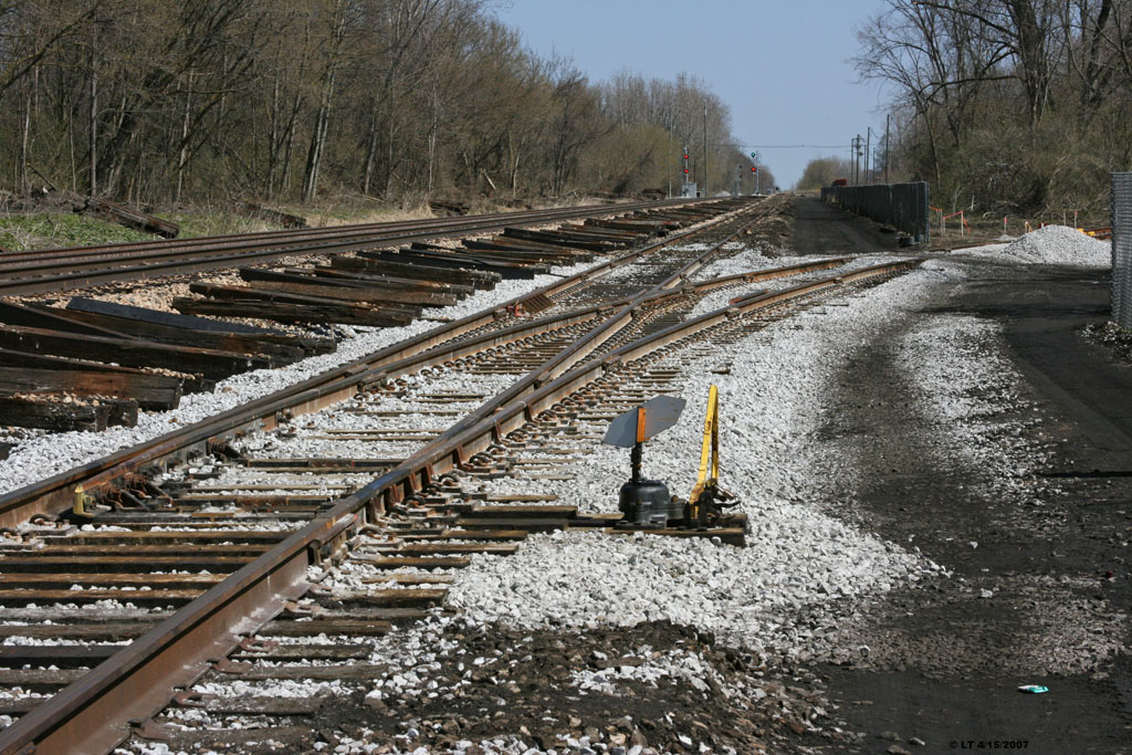 National Standard's new siding with new switch installed