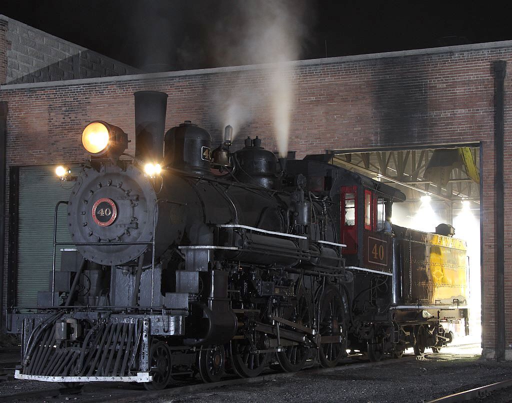 Nevada Northern's #40 - going nitey-nite