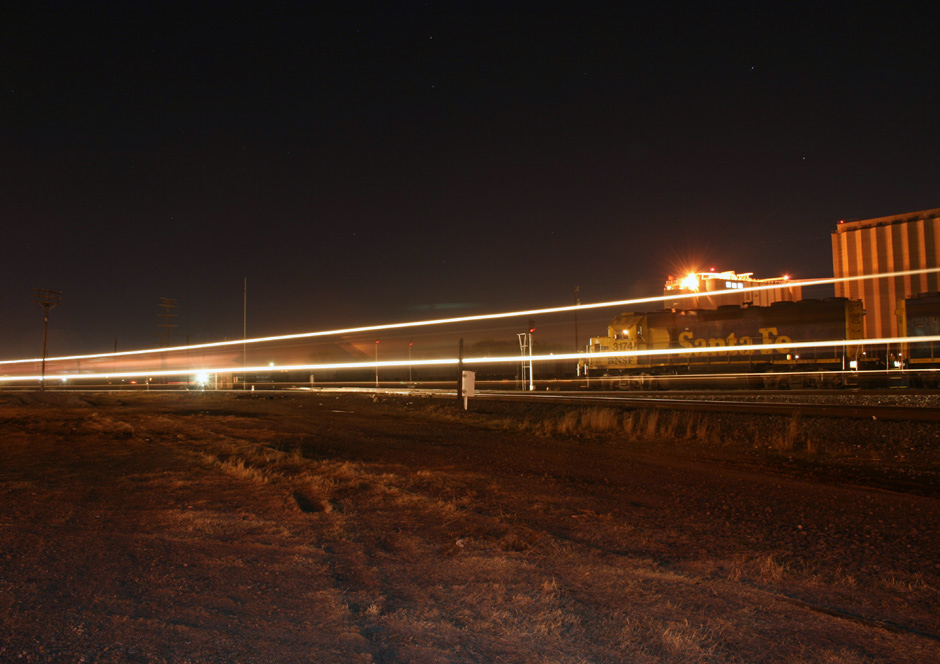 Night Cross at the Interlock