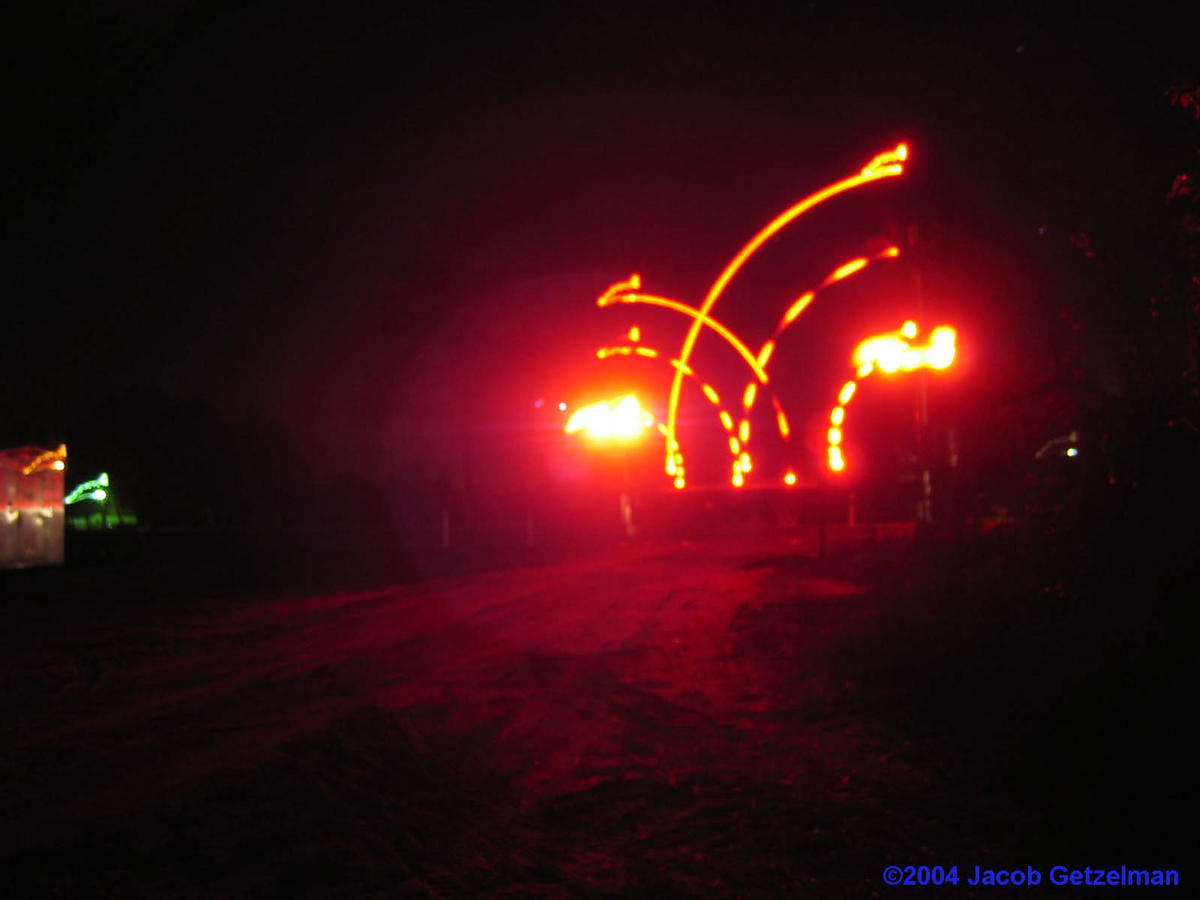 Nighttime Crossing Gates