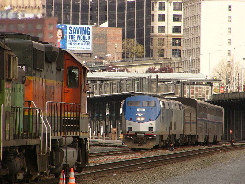 No. 7 meets a NB BNSF