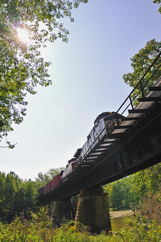 Nortbound NS at Wabash, IN