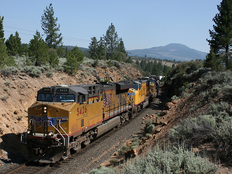 Northbound at Grass Lake Summit