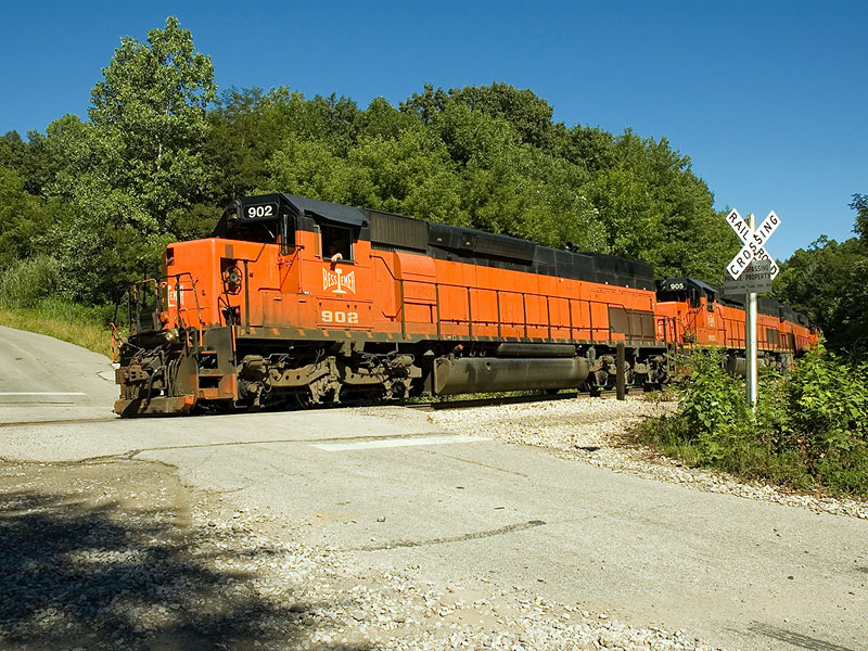 Northbound B&LE #902 @ Welton Rd.