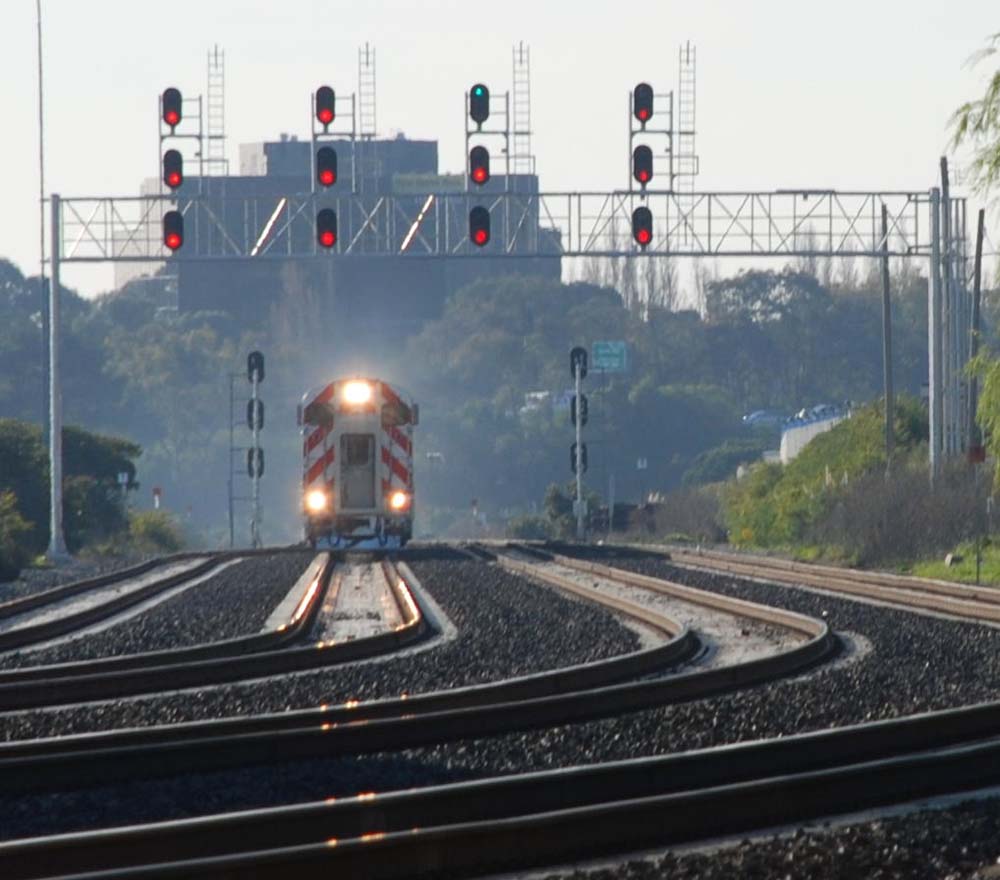 Northbound CalTrain