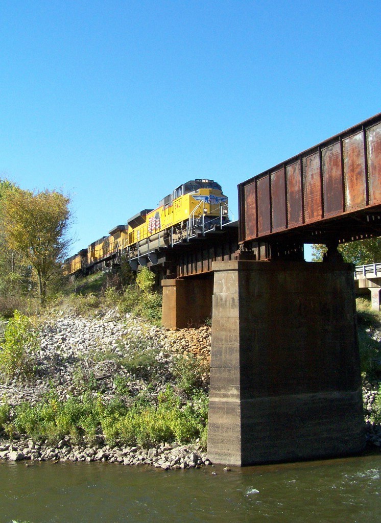 Northbound Manifest on the St. Francis River Bridge