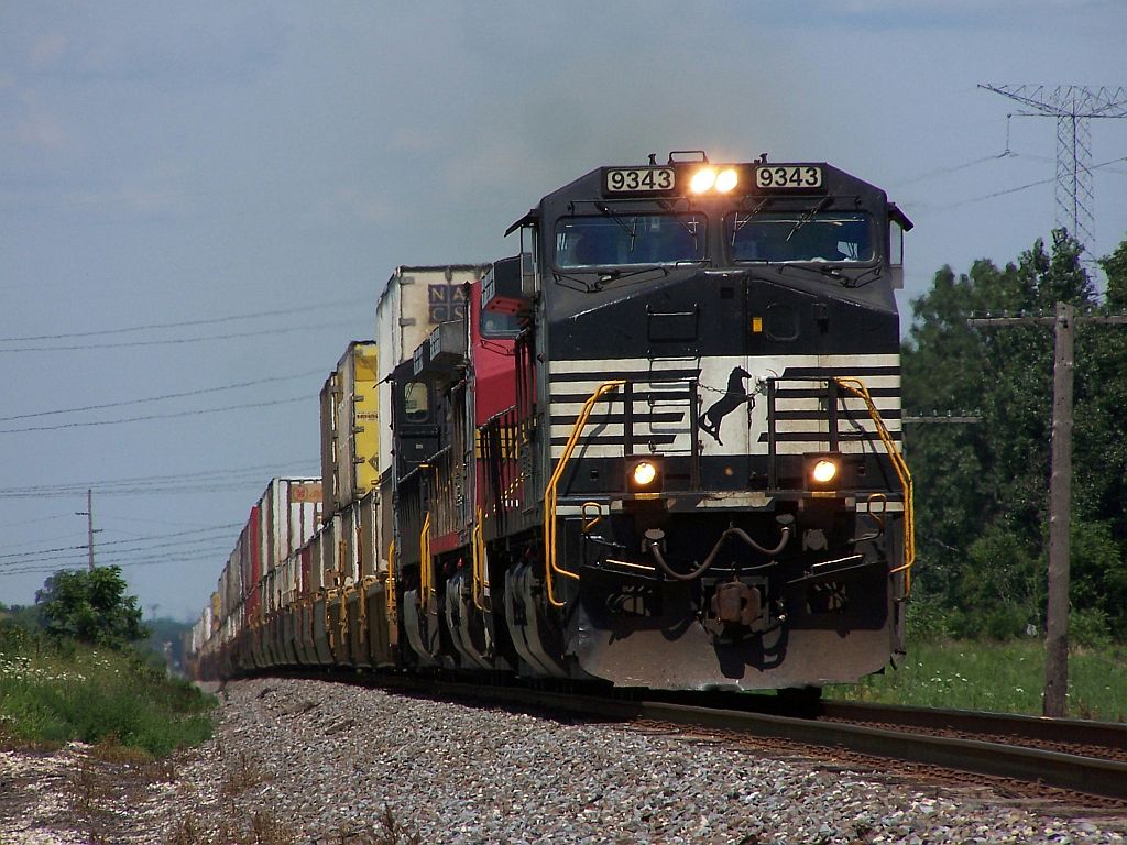 NS 9343 at Coal City