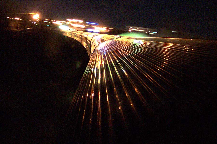 Ocean at night