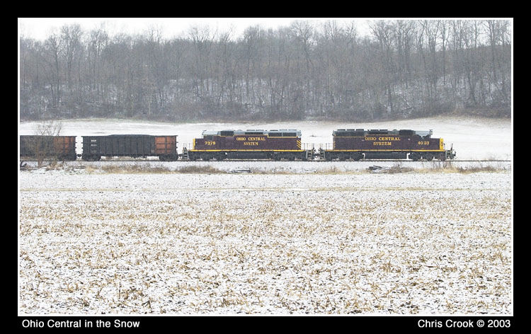 Ohio Central in the Snow