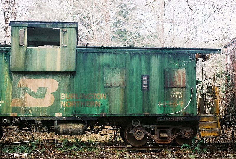 Old Forgotton BN Caboose