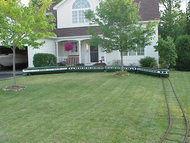 Our train in our yard 3